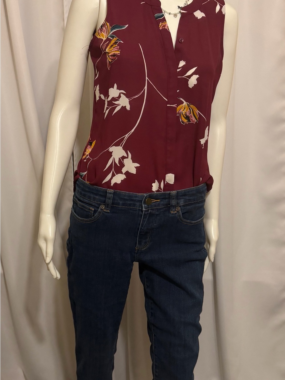 Michael Kors Dark Wash Skinny Jeans Women's Size 6 Blue Denim High Quality
